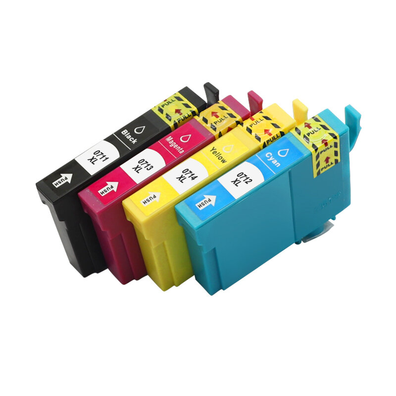 Compatibele Inkt Cartridge Voor Epson T0711 T0712 T0713 T0714 Voor Epson Stylus D78 D92 D120 DX4000 DX4050 DX4400 T0711-T0714
