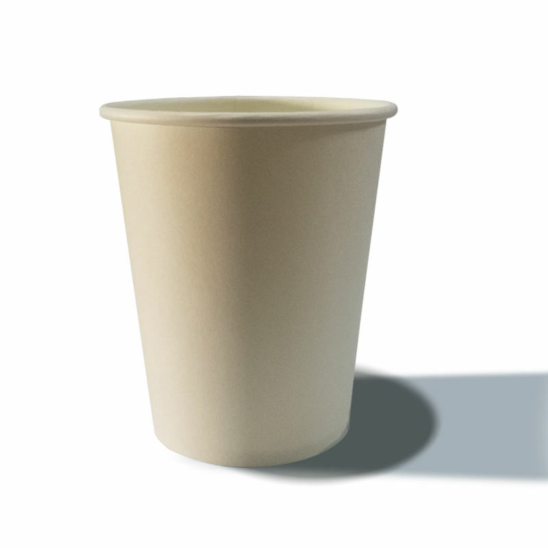 China supplier low MOQ 9oz paper cup single wall coffee paper cup with custom logo