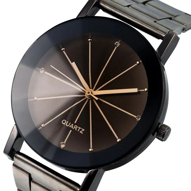 Reloj de pulsera de cuarzo para Hombre, cronógrafo de aleación negra, Original, de lujo, informal, precio barato, envío directo, 2020