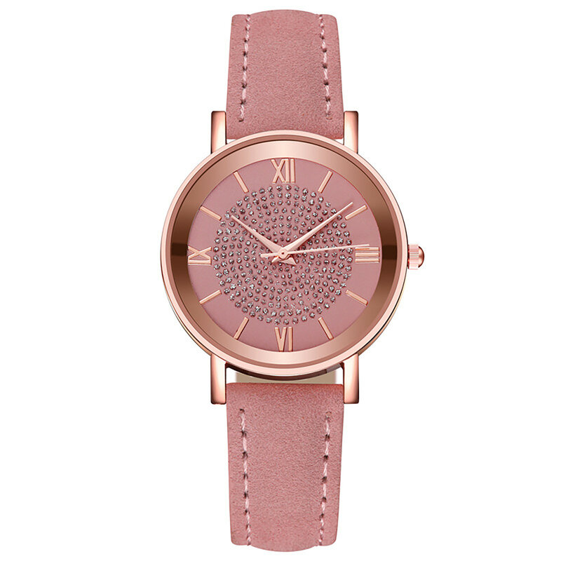 Reloj de pulsera de cuarzo Digital para mujer, reloj de pulsera analógico, árabe, temperamento de lujo