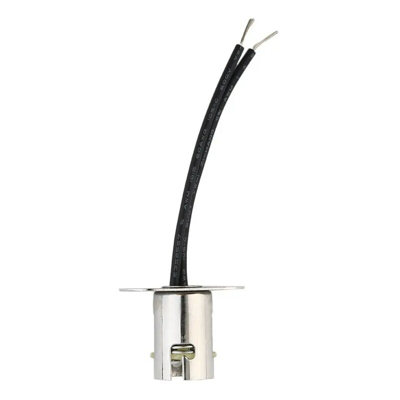 Suporte do soquete da lâmpada LED com conector do fio, Base da lâmpada para o caminhão do carro, durável, leve, fácil de usar, 1157 BAY15D