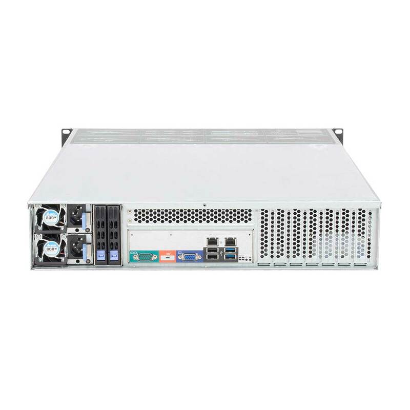 8 Lades Opslag Server Chassis 2u Rackmount Hotswap Server Case Voor E-ATX Moederbord Leeg Chassis