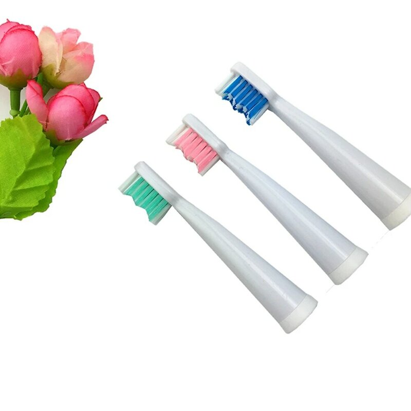 Têtes de brosse à dents électrique Resubdivision pour LANSUNG, têtes de brosse à dents bleues, U1, A39, A39Plus, A1, SN901, SN902, 4 pièces