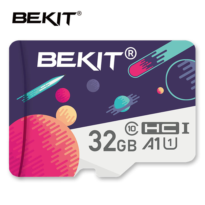 Bekit carte mémoire 16gb 32gb 64gb 128gb 256gb irritation 10 carte TF A1 UHS-3 80 Mbumental 100% carte d'origine pour samrtphone et table pc