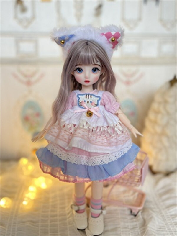 30cm Doll 1/6 Bjd Doll or Dress Up Clothes Accessories Princess Doll Kids Children's Girl Birthday Gift Toys