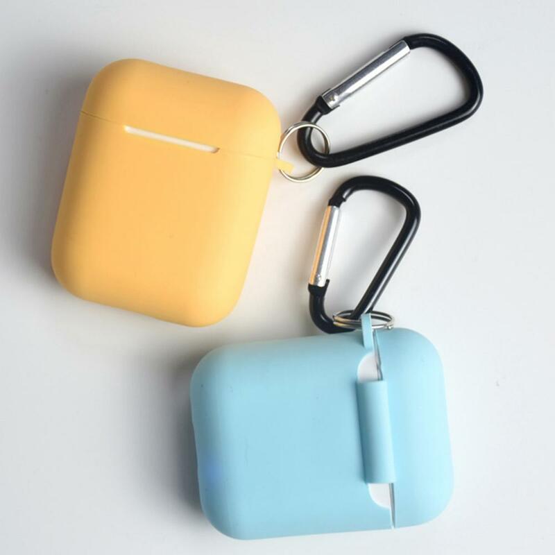 Anti-falling Anti-scratch Soft Silicone Earphone Protective Case For AirPods 1/2 Universal Protective Sleeve Replaceable Shell