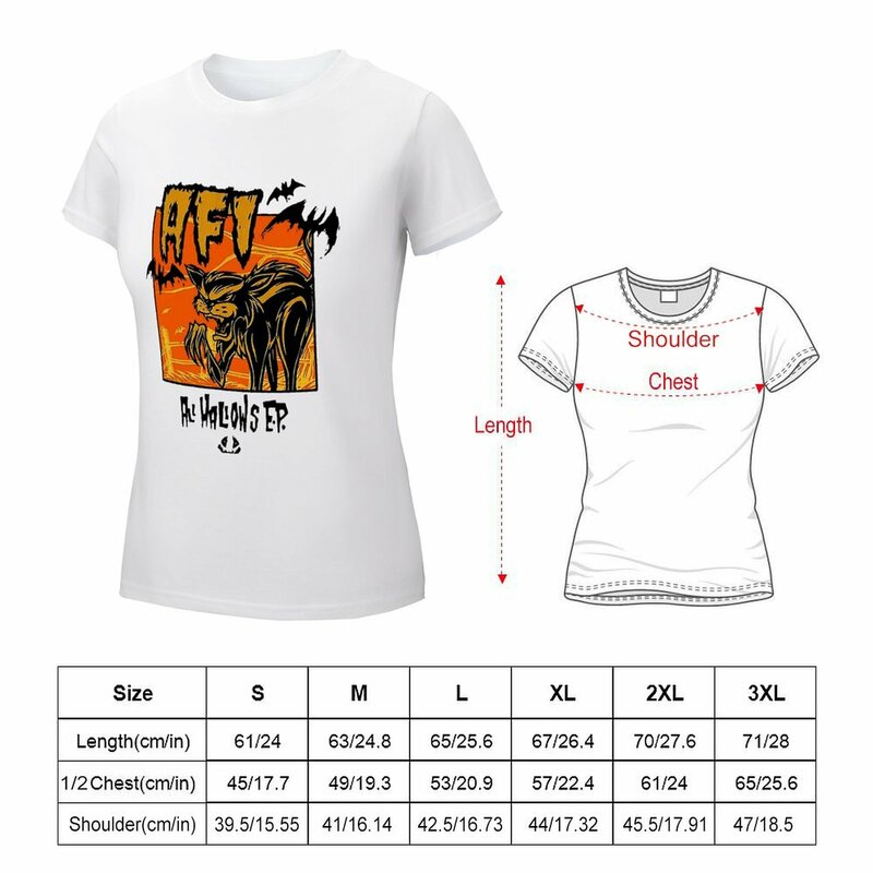 Afi Band T-shirt cute tops lady clothes t-shirt dress for Women plus size
