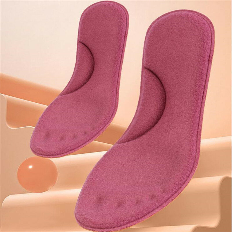 Solette termiche autoriscaldate per piedi solette di supporto per arco in Memory Foam calde per scarpe sportive invernali da donna