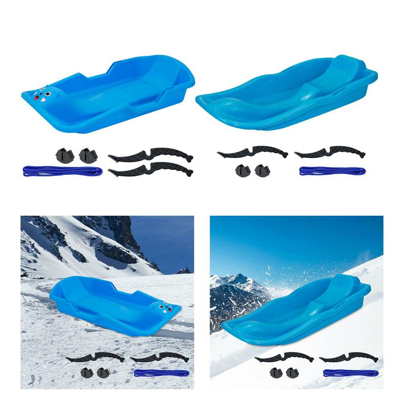Tabla de esquí de trineo de nieve para niños, niñas y adultos, tabla de arena duradera, monopatín grueso, tablas de trineo al aire libre