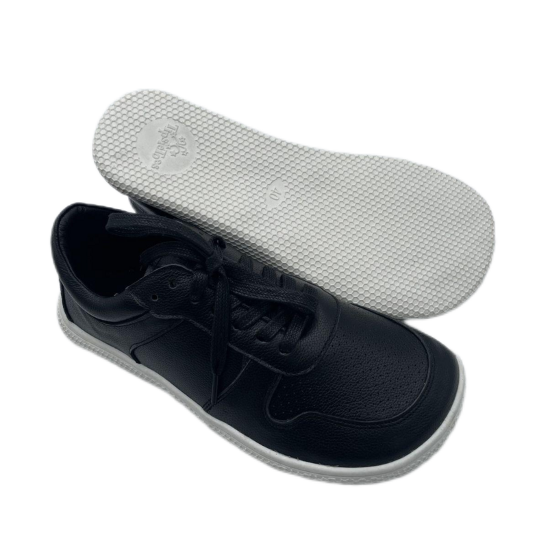Tipsietoes-Zapatillas 2024 de piel auténtica para hombre y mujer, calzado plano suave, suela sin caída, punta ancha, Flexible y ligero