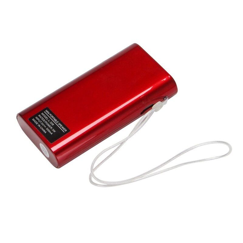 Mini rádio FM portátil com gravador de voz, MP3 Player ao ar livre, Auto Scan Radio, pequeno alto-falante, música, áudio, bolso, 3X, L-328