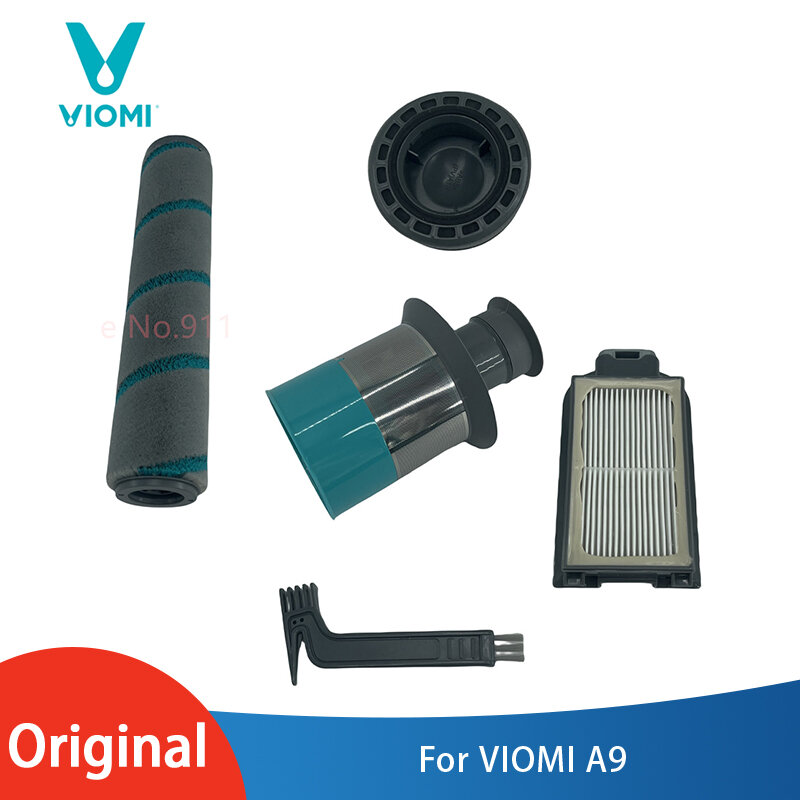 VIOMI-Brosse à rouleau pour aspirateur A9, avec filtre HEPA, accessoires multi-cônes en option