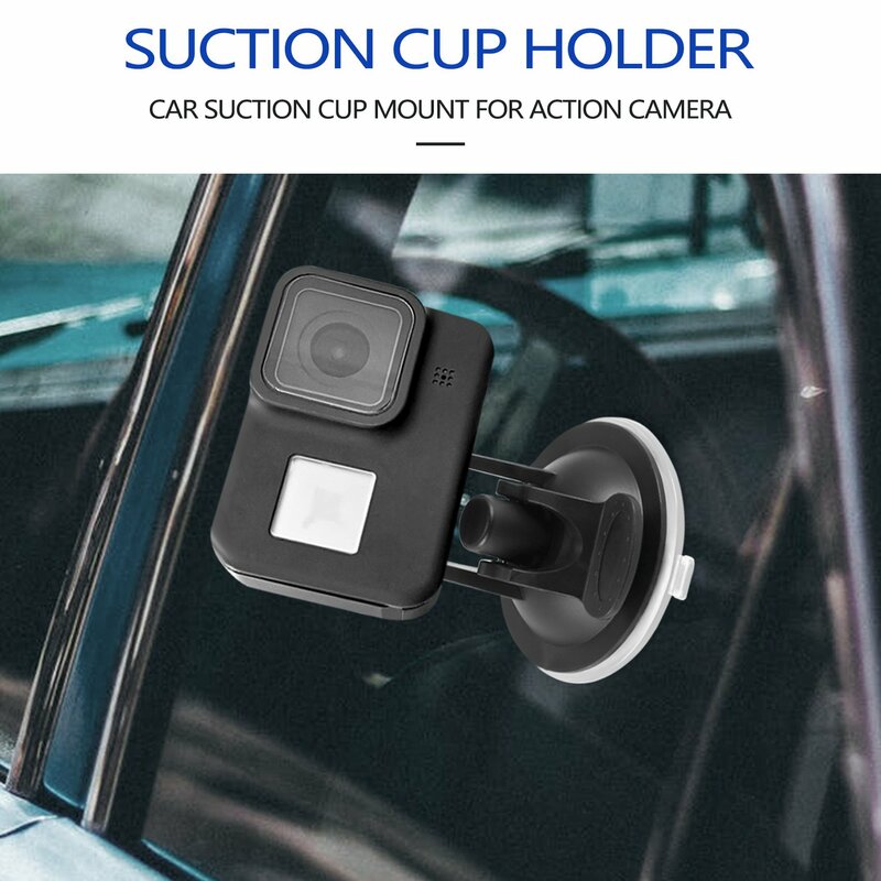 Mini Car Suction Cup Mount Holder/ 4 thread for Hero Sports Camera NEW