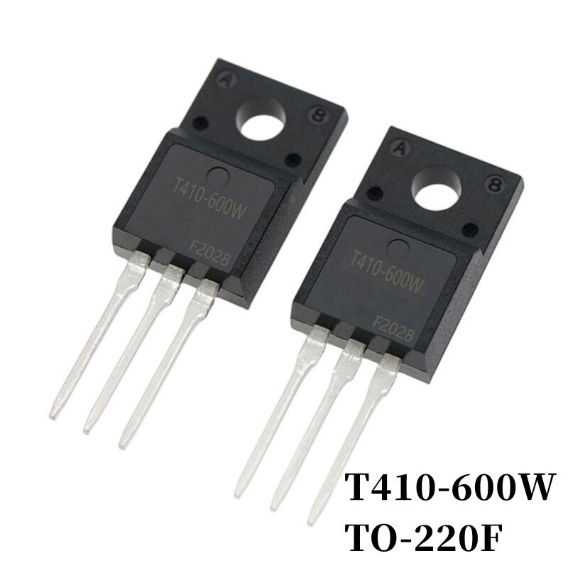 T435-600W T410-600W T405-600W T405-800W 10 ~ 1000ชิ้น T435-800W ไทริสเตอร์ TO-220F ทรานซิสเตอร์แบบจุ่ม4A 600V/800V ชิปขนาดใหญ่