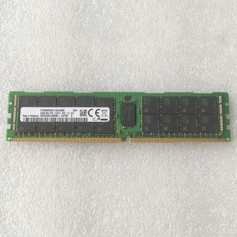 1PCS Pour Samsung Serveur Mémoire 64G DDR4 2Rtage PC4-2933Y REG Avant Expédition Test Parfait