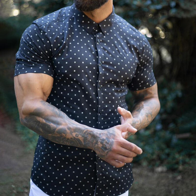T-Shirt Mens Tops Appointments Breathable Comfortable Sports Indoor Lapel Neck M~3XL Outdoor Polyester Printing