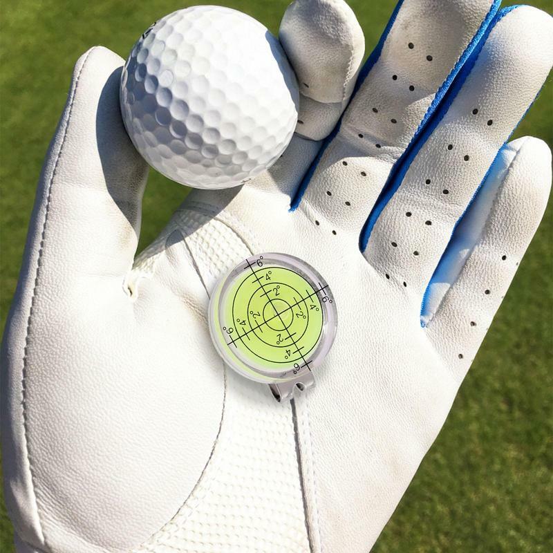 Зажим для шляпы для гольфа | Зеленое магнитное Фото | Подарки для игры в гольф с четко заметной шкалой для любителей гольфа