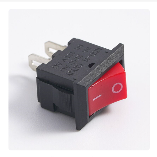 Флюоресцентный переключатель, 2-контактный 2-скоростной переключатель One On One off 15*21 мм, черный, красный, белый