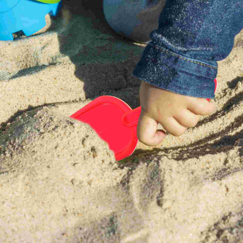 Brinquedo infantil de areia e neve cor, pás de areia ao ar livre, brinquedo infantil