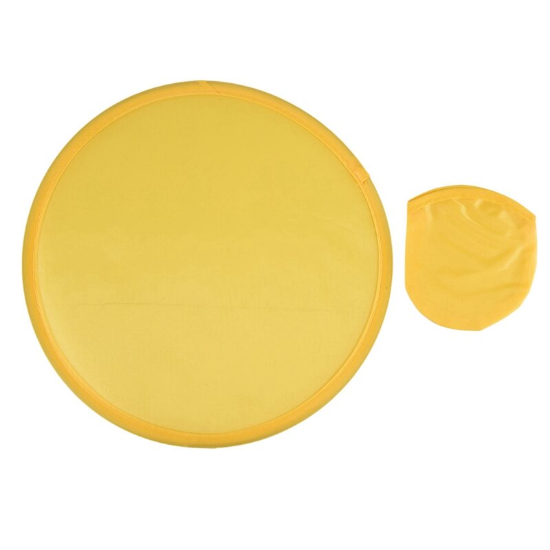 3X Foldable Round Fan-Yellow