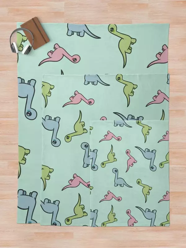 Dino Pattern Throw Blanket for Kids, Fundamentos, Presente engraçado, Verão