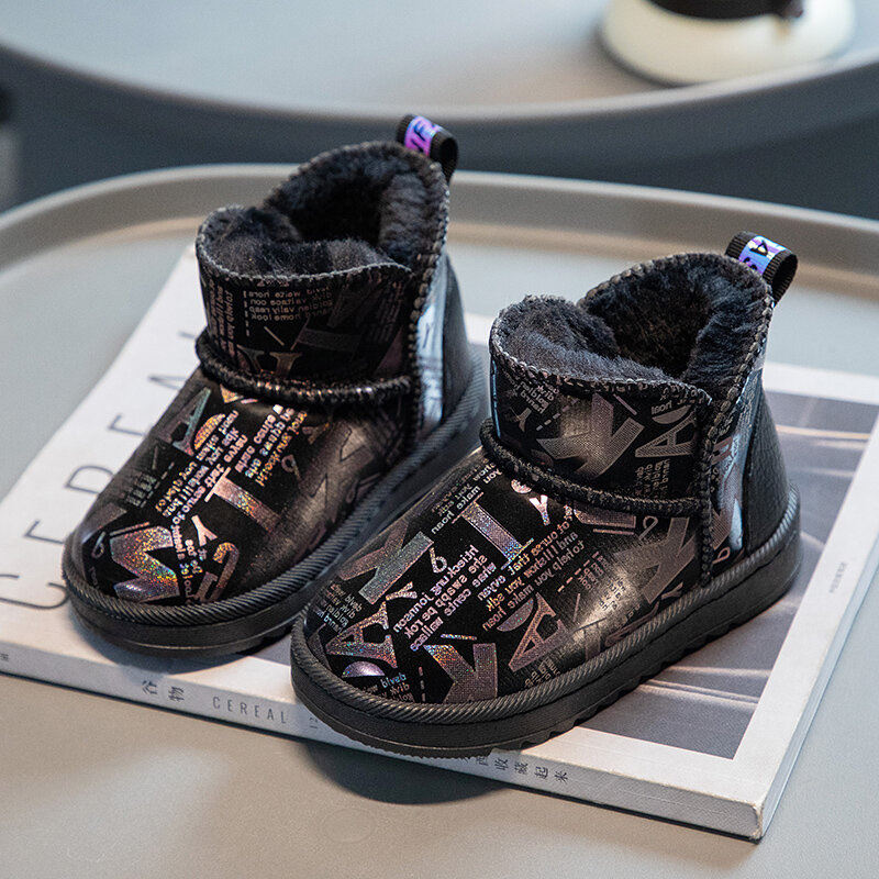 รองเท้าบูทเด็กผู้หญิง2ถึง8ปี, รองเท้าบูทฤดูหนาวสำหรับเด็กวัยหัดเดินรองเท้าลุยหิมะรองเท้าเด็กชาย