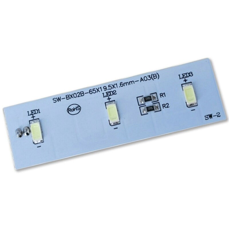 Bilah Strip LED pengganti lampu kulkas, untuk suku cadang Freezer Electrolux 1 buah
