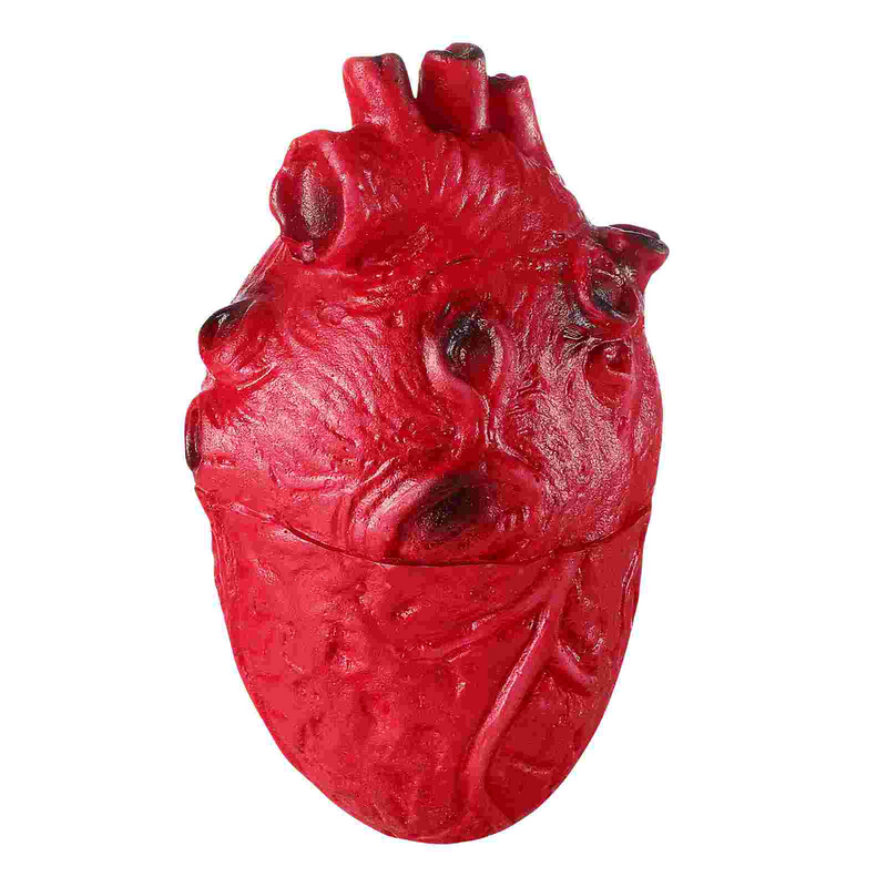 Accesorio de corazón falso para Halloween, terroríficas partes del cuerpo, corazón de sangre, decoración de Halloween, suministros para fiestas