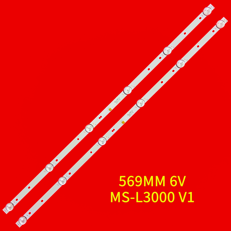 Strip lampu latar TV LED 569MM 6V MS-L3000 V1