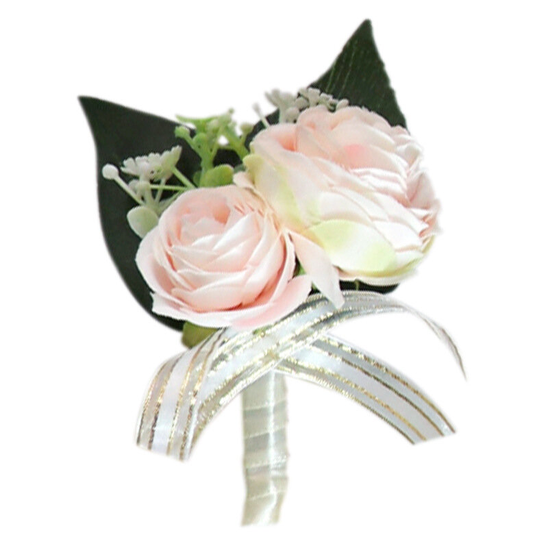 Свадебный корсаж, лацкан жениха и невесты, свадебное украшение в корейском лесном стиле, лацкан для бизнес-конференций, искусственный цветок