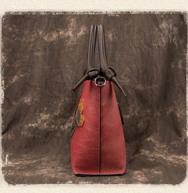 Newsbirds 2024 New Designer Women Leather Handbags Luxury Style Female Purse Genuine Shoulder Bag Large Tote