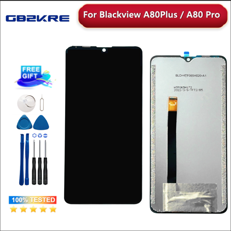 استبدال شاشة LCD لـ Blackview ، الملحقات الأصلية لـ BLACKVIEW A80 Plus ،