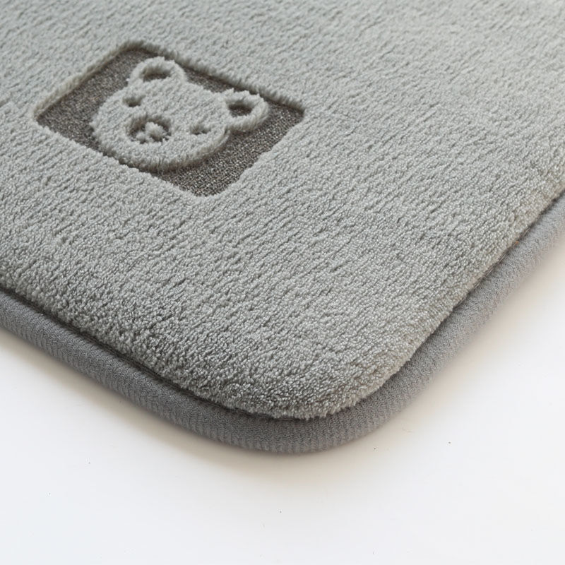 Super Absorbent Bathroom Mat Rug Non-slip Memory Foam Bath Mat Carpet for Bathtub Floor Rugs Shaggy Shower Room Doormat Footpad