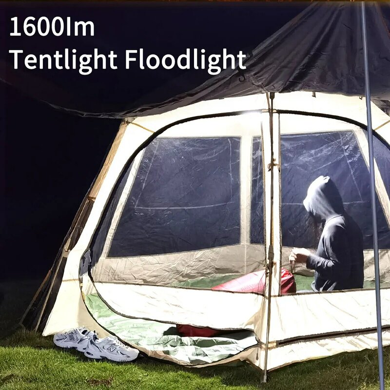 キャンプ,屋外テント,緊急車,メンテナンス,USBタイプC用の充電式磁気吸引LEDランタン