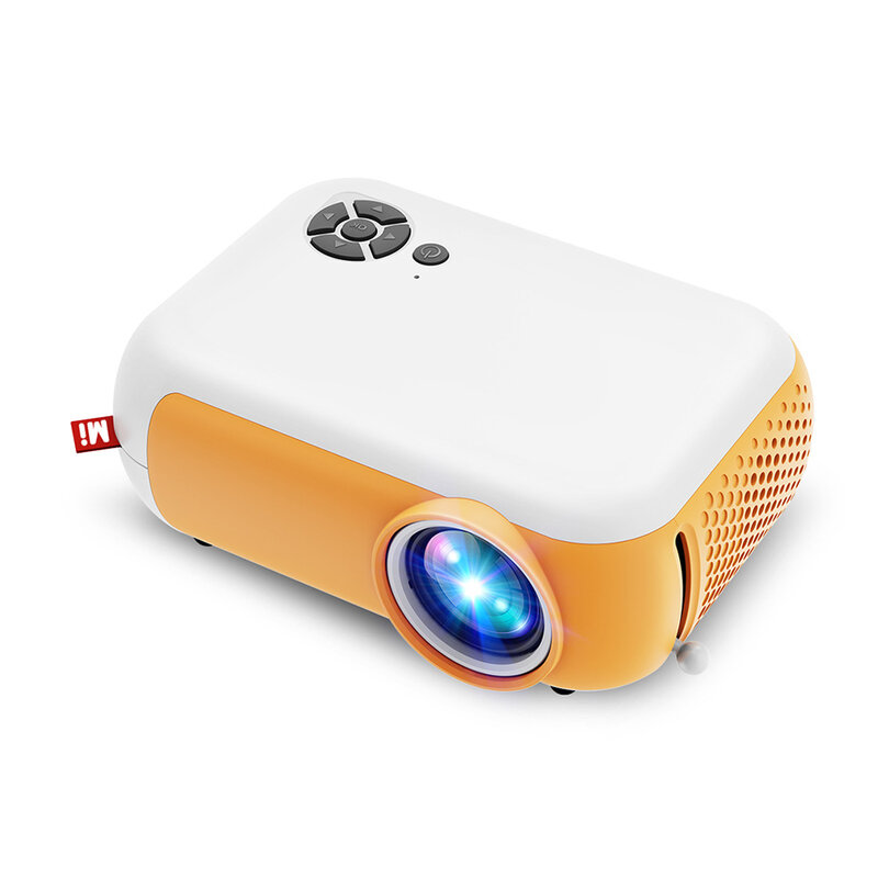 Beadsnice a10 micro projetor casa led portátil mini projetor de vídeo reprodução hd 1080p lâmpada de áudio projetor presente especial