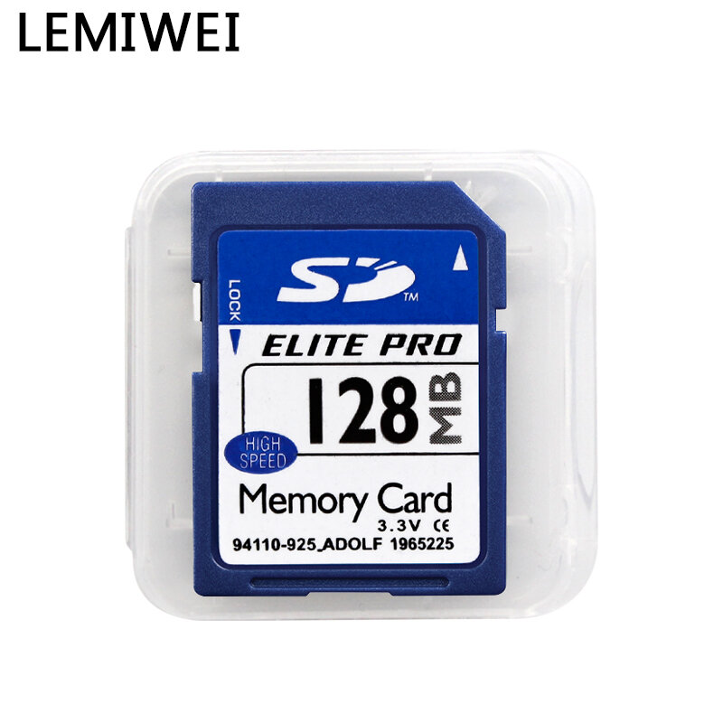 Oryginalna karta SD Lemiwei Elite Pro High Speed 128MB 256MB 512MB 1GB 2GB niebieska UHS-1 C10 wytrzymała karta pamięci do testowania pulpitu