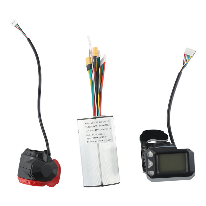 وحدة تحكم سكوتر كهربائية مقاومة للمطر ، ملحقات بديلة ، شاشة LCD ، مجموعة فرامل ، E-Scooter ، 24V ، 36V ،