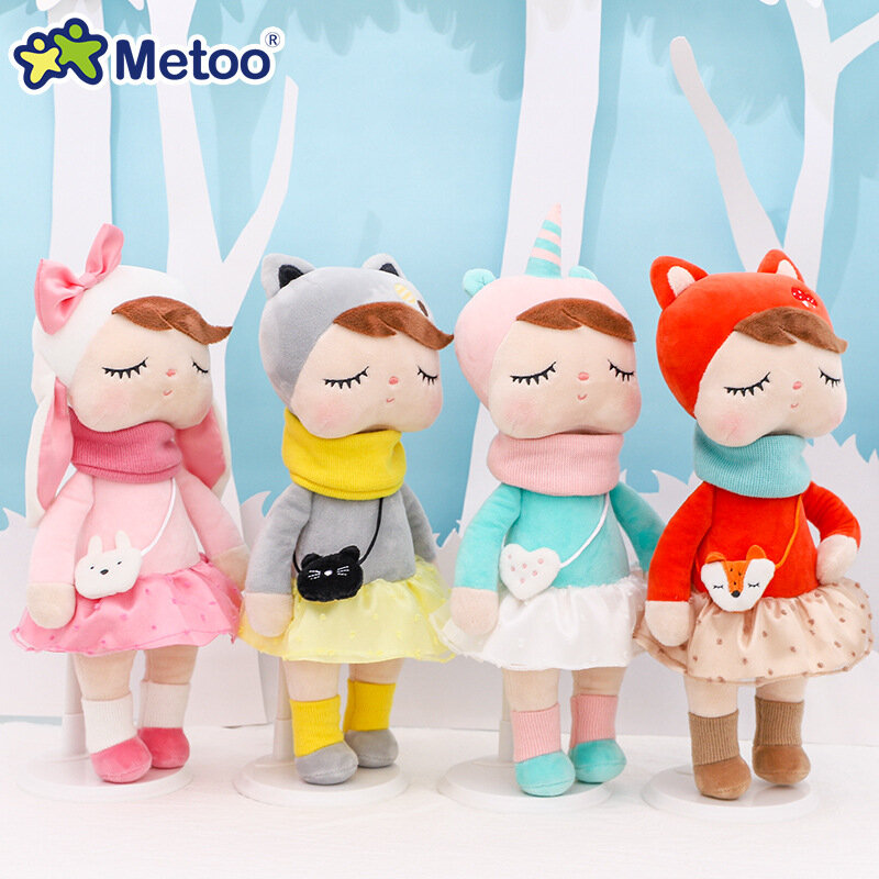 Metoo Angela Doll soft Bunny Toy animali di peluche peluche coniglio giocattoli bambole di frutta per bambini bambini ragazze ragazzi regali di compleanno di natale