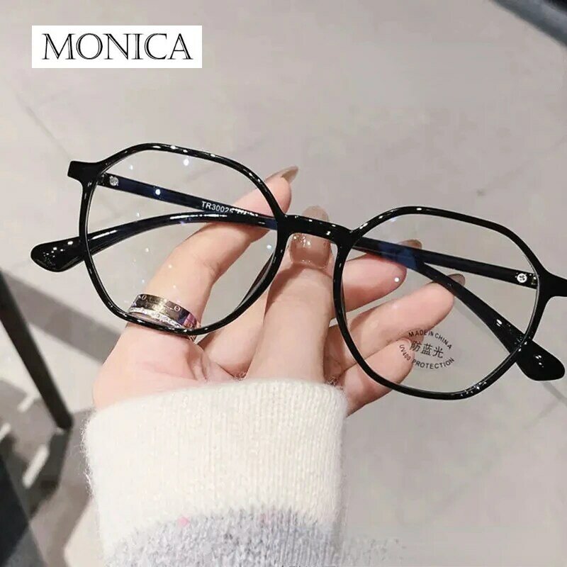 โปร่งใสแฟชั่น Kacamata Baca หญิงกลาง-กลางและผู้สูงอายุความละเอียดสูง Anti-Blue Light แว่นตาผู้สูงอายุ 안경