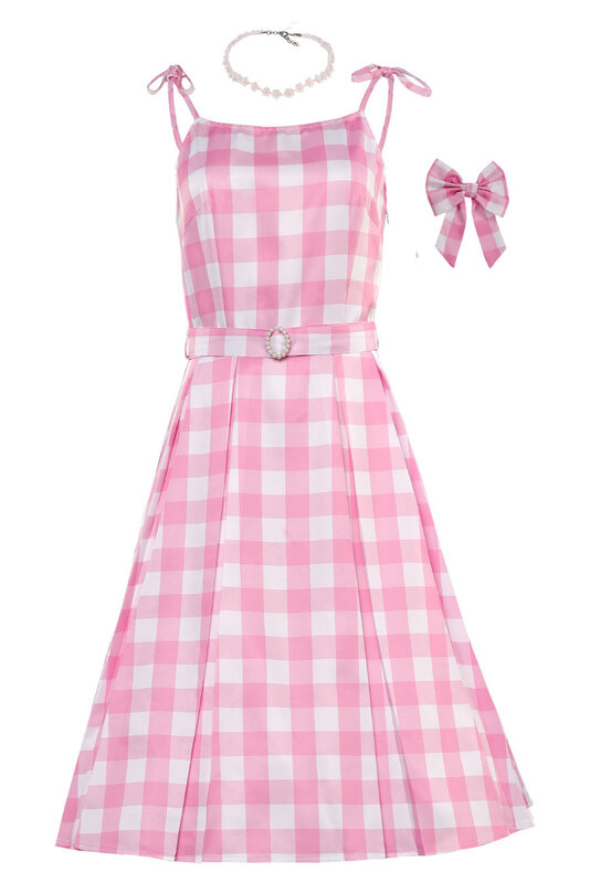 Margot Cosplay Prinzessin Kleid für Mädchen Cosplay Kostüm Frauen rosa Fantasie Kleider Outfit Halloween Verkleidung Anzug