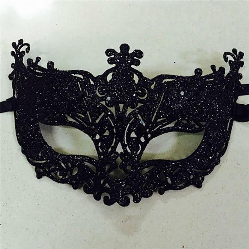 Glitter Cosplay Masquerade Máscara Facial, Sexy Prom Party Props, Traje De Carnaval, Personalidade Cocar Máscaras