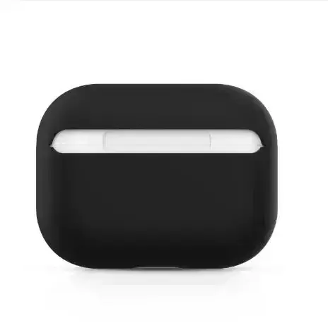Capa protetora de silicone para AirPods Pro, cor sólida, Apple Bluetooth Headset, capa macia, novo