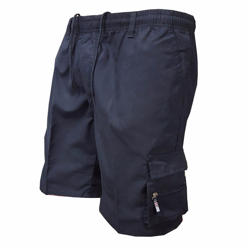 Pantaloncini tattici da uomo pantaloncini Cargo da Jogging Casual estivi larghi Multi-tasche tuta da trekking da lavoro elastica in vita pantaloni corti