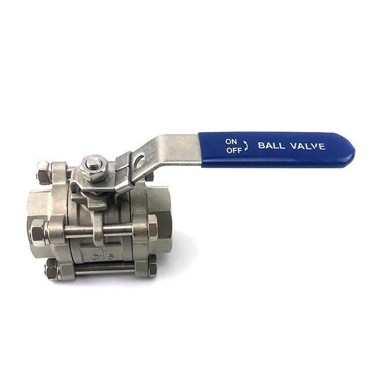 SS304 SS316 Three Piece Stainless Steel 3 Pcs 2 Inch Ball Valve