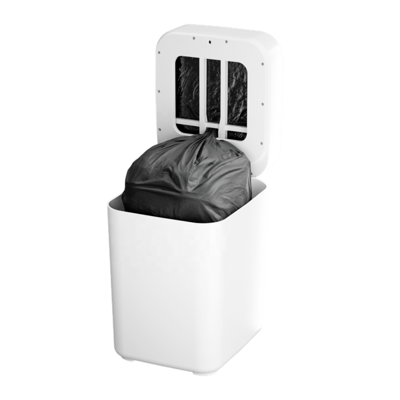 Jiabiyi-自動ゴミ箱,誘導センサー付き自動パッケージ,ハンズフリー,タッチレス,17l