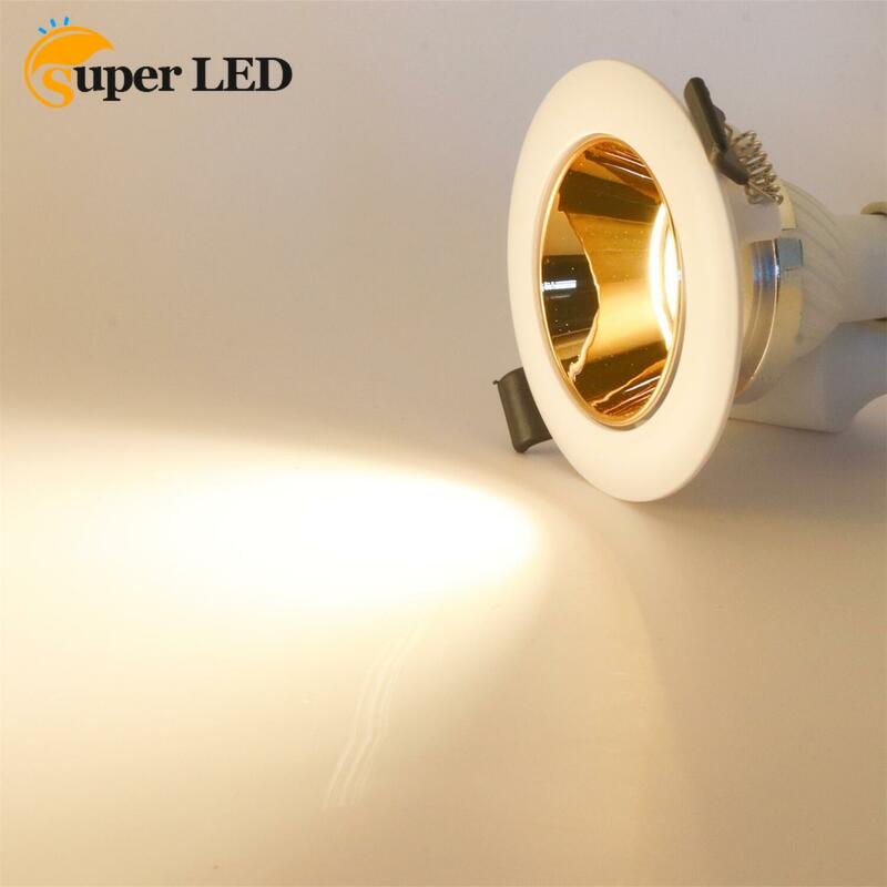 YINLED-Downlight LED Encastré Personnalisé avec Cône Antireflet, Downlight pour Chambre et Couloir, Gu10