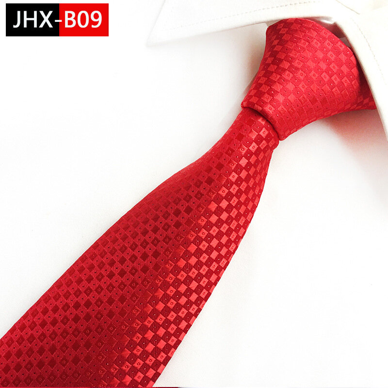 Klasyczny wysokiej jakości czerwony różowy fioletowy 8CM w paski męski krawat formalne okazje prezent ślubny