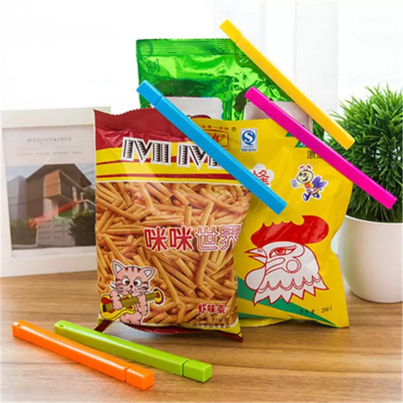 1375 food seal clip sealing clamp clip plastic bag sealing device snack clip single price
