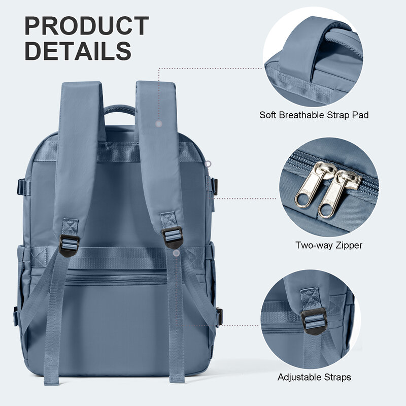 Дорожная сумка для ноутбука для женщин, вместительный рюкзак Easyjet для переноски 45x36x20, мужской рюкзак Ryanair 40x20x25