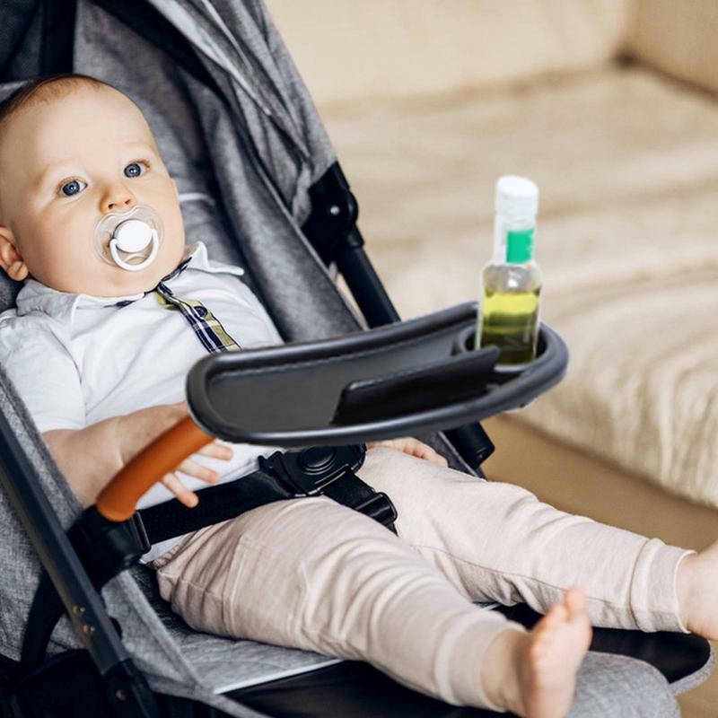 Universal Stroller Tray multifungsi bayi kereta bayi Snack Holder dengan cangkir Holder dan Phone Holder Stroller Accessories untuk